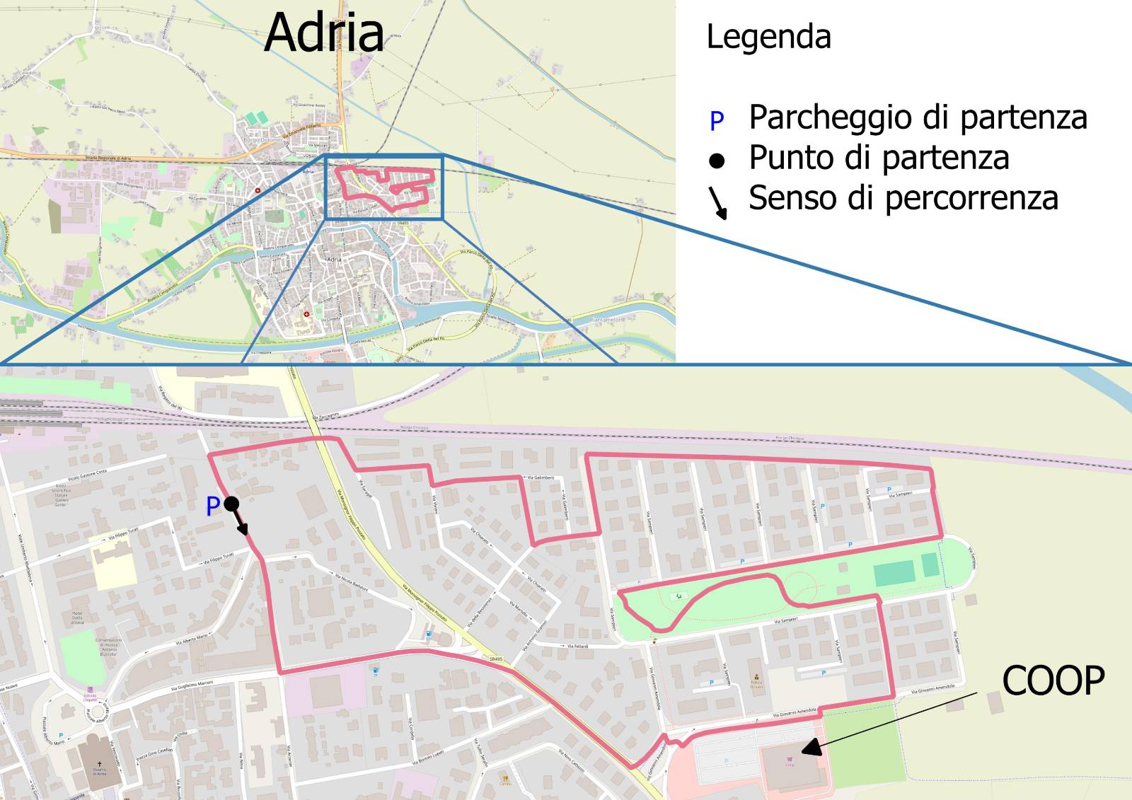 Mappa Dogs in Town - Adria - Undicesima edizione