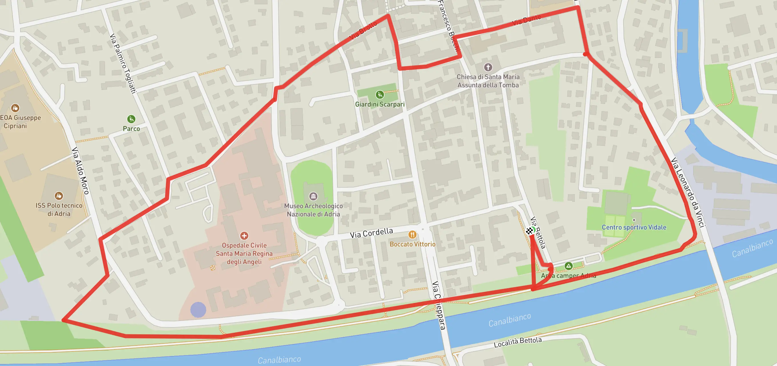 Mappa Dogs in Town - Adria - Dodicesima edizione