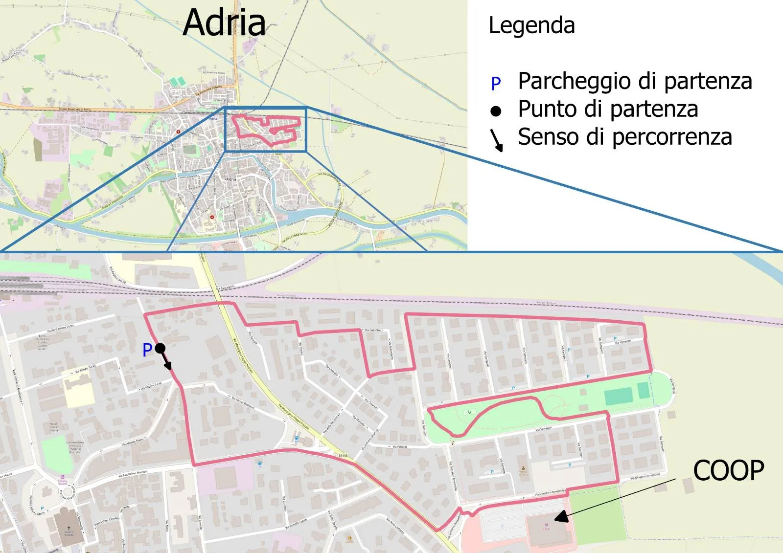 Mappa Dogs in Town - Adria - Quattordicesima edizione