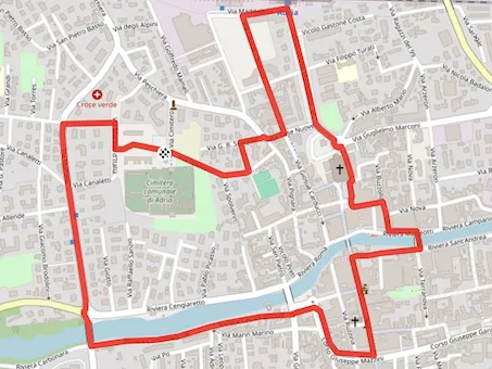 Mappa Dogs in Town - Adria - Diciassettesima edizione