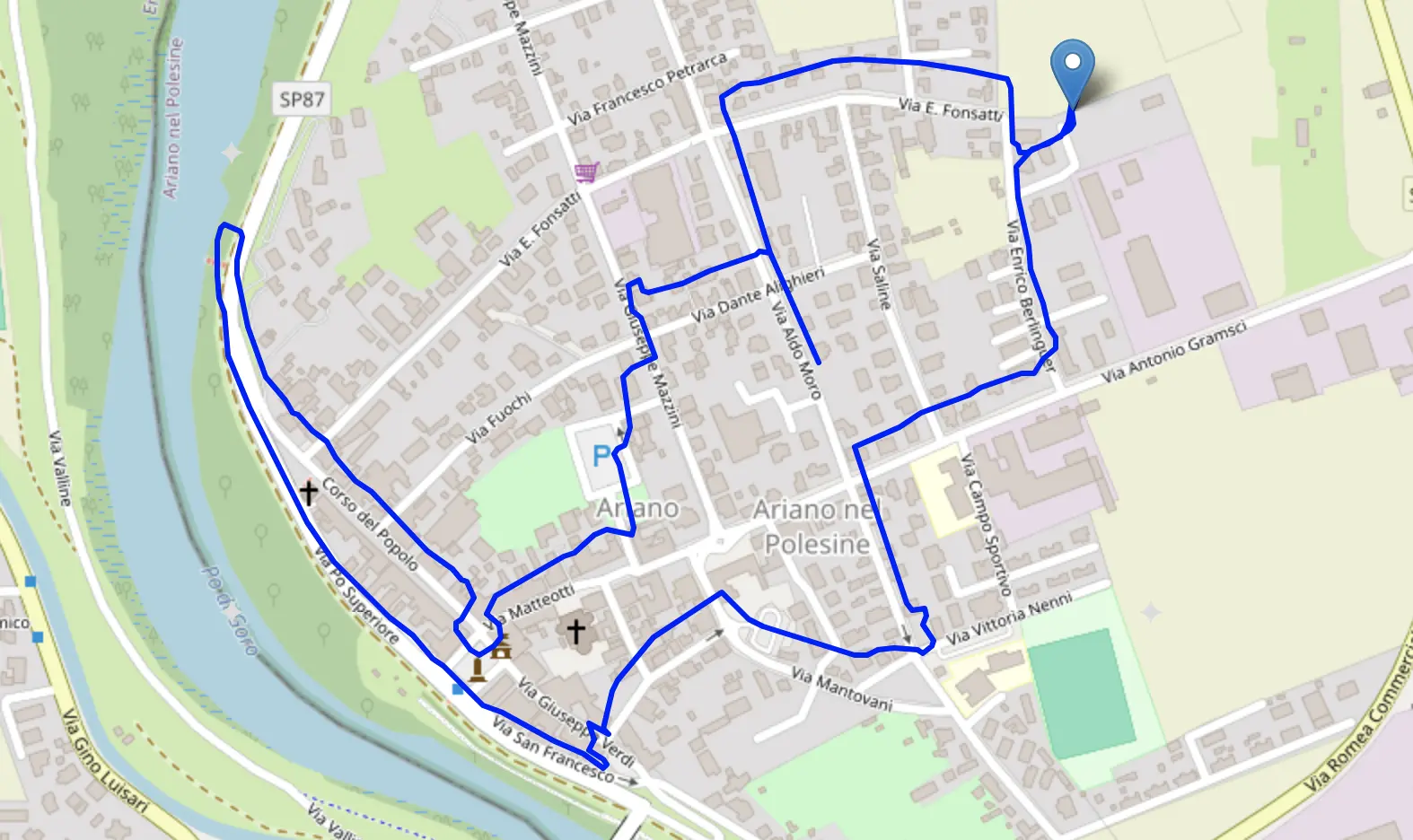 Locandina Dogs in Town - Ariano nel Polesine - Seconda edizione - Mappa