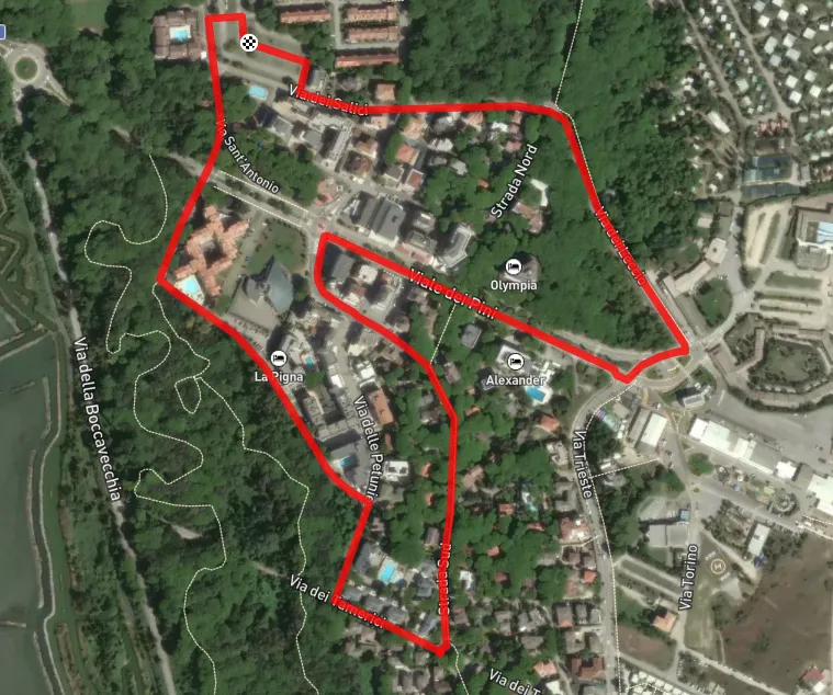 Mappa Dogs in Town - Rosolina Mare - Seconda edizione