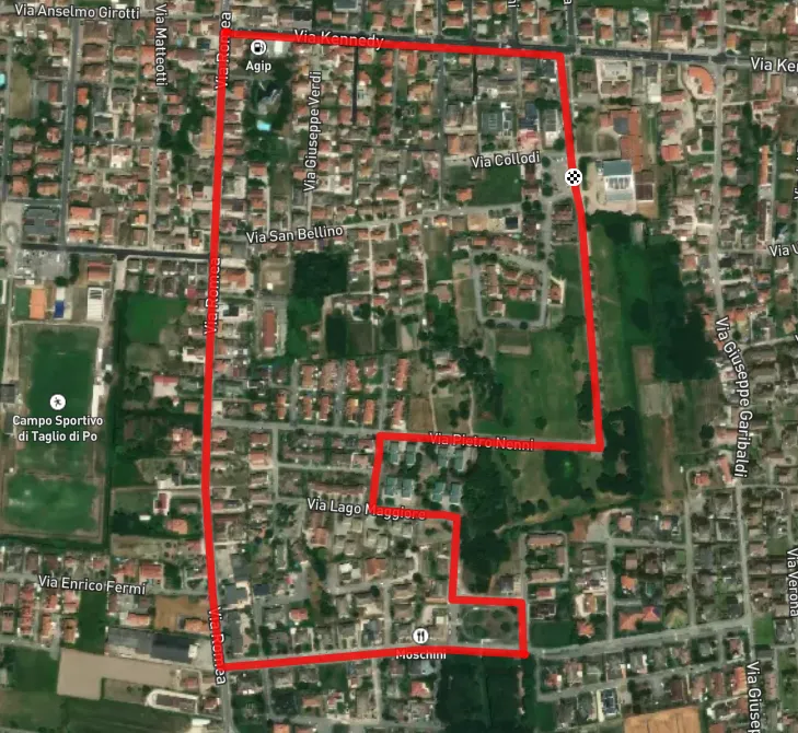 Mappa Dogs in Town - Taglio di Po - Prima edizione